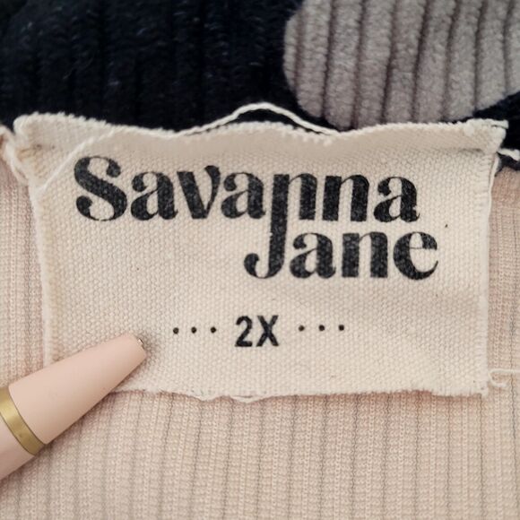 Savanna Jane Corduroy Camo Long Sleeve Jacket Shacket‎ Size 2X - Picture 3 of 6